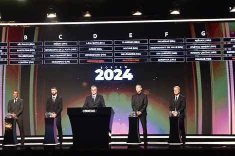 Cafú, Pratto, Palermo y Ruggeri extrajeron las bolillas para la Libertadores.