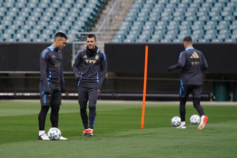 La Selección volvió a entrenarse en Filadelfia.