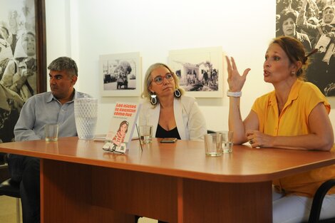 Juan Pablo Moyano, Analía Argento y Mariana Zaffaroni Islas.  (Fuente: Guadalupe Lombardo)