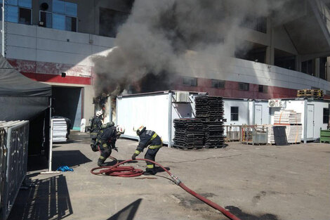 Incendio en el Monumental antes del segundo show de María Becerra