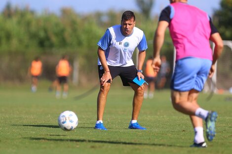 Real ya dirigió su primera práctica en Belgrano (Fuente: Prensa Belgrano)