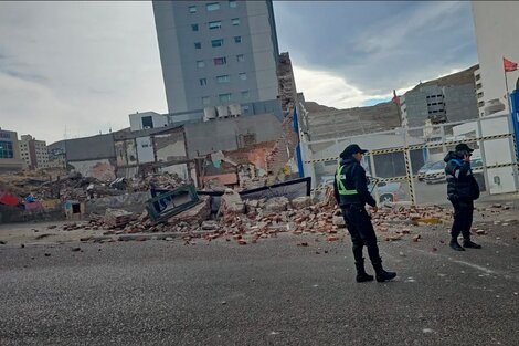 Un fuerte temporal de viento azotó Comodoro Rivadavia