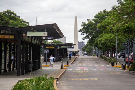 Paro de colectivos en el Amba