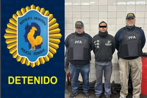 Benegas cuando fue detenido