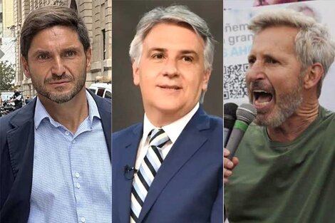 Los gobernadores de la Región Centro, Pullaro, Llaryora y Frigerio.