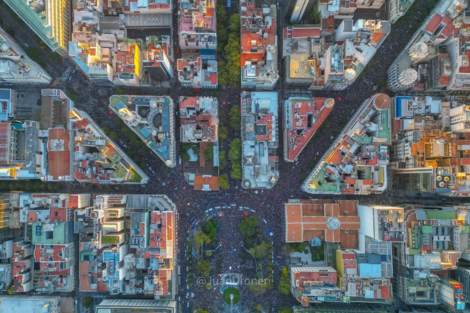 Así se vio la Marcha Federal Universitaria desde el aire y a través de un dron