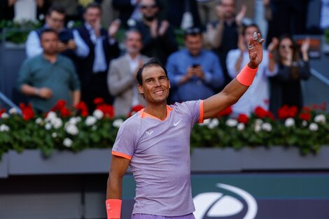 Masters de Madrid: Nadal debutó con un contundente triunfo