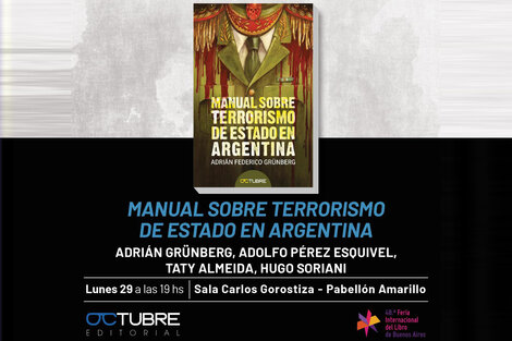 El juez Grünberg presenta el libro Manual sobre terrorismo de Estado en Argentina