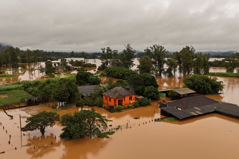 Impactantes imágenes del trágico temporal en Brasil