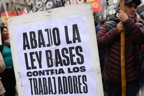 Protesta 6 de mayo contra la ley bases