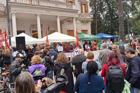 “La salud es un derecho y los trabajadores lo estamos defendiendo", dijeron 