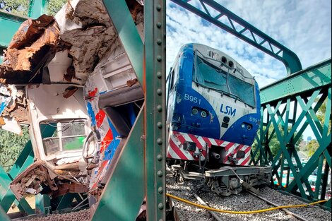 Un tren del ramal San Martín descarriló cerca de Palermo. Imagen X