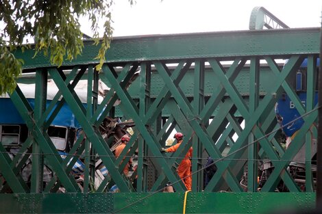 Dirigentes ferroviarios responsabilizaron al Gobierno nacional por el choque del tren San Martín (Fuente: Jorge Larrosa)