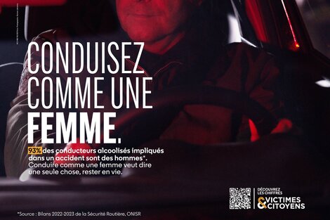 "Conduzca como una mujer": la razón de esta campaña de seguridad vial en Francia