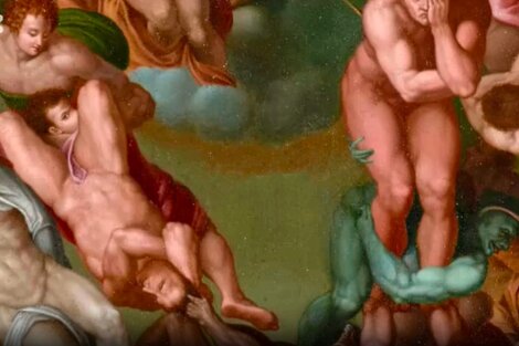 Revelan que Miguel Ángel pintó otro "Juicio Final" para una capilla de Florencia