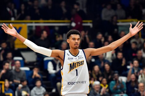 El equipo de Wembanyama desaparece un año después de su partida a la NBA (Fuente: AFP)