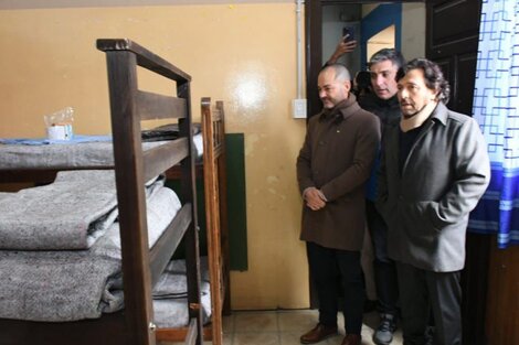 El intendente Durand y el gobernador Sáenz. 