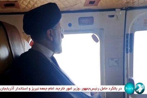 Irán: intensa búsqueda del presidente Raisi tras un accidente de helicóptero (Fuente: AFP)