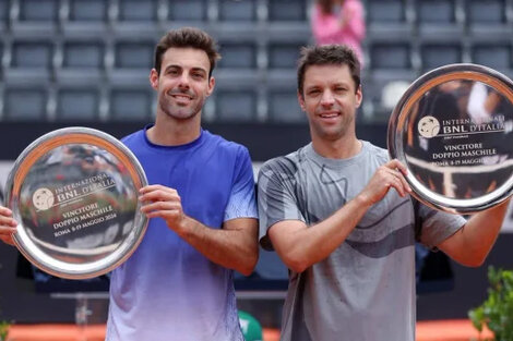 Masters de Roma: Zeballos y Granollers lucieron el número 1 y sumaron otro título