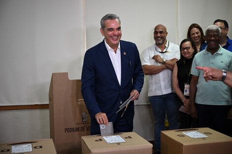 República Dominicana: Luis Abinader ganaba la reelección (Fuente: AFP)