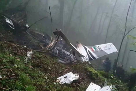 La muerte de Ebrahim Raisi: así quedó el helicóptero que trasladaba al presidente de Irán (Fuente: Reuters)