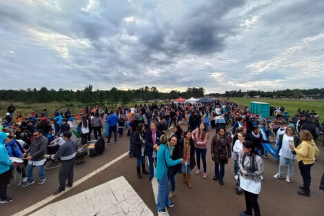 Misiones: docentes cortan la ruta por tiempo indeterminado