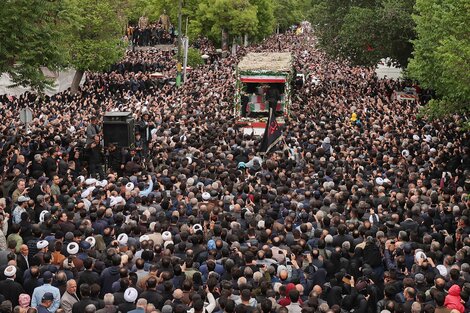 Irán tuvo su primer día de luto oficial por la muerte de Ebrahim Raisi
