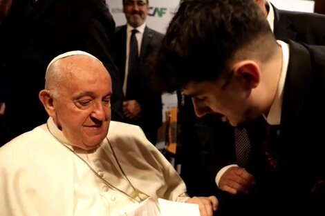 La reacción del Papa por su encuentro con Luquitas Rodríguez