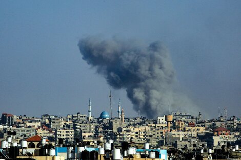 Bombardeo israelíen Rafah.