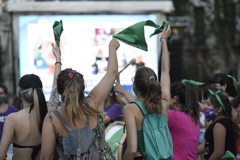 El aborto legal, seguro y gratuito, uno de los derechos a defender. (Fuente: Andres Macera)