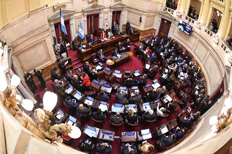 Los senadores pasarán a cobrar $8.000.000 en bruto, más del doble de lo percibido hasta el momento. Imagen: @SenadoArgentina.