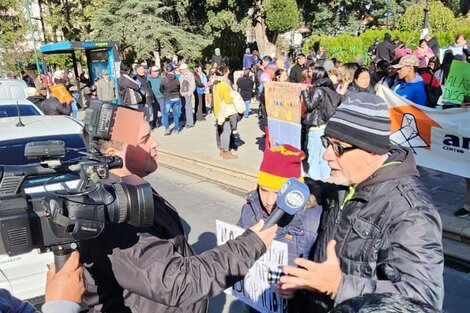 Protesta contra la desregulación de aranceles para la atención a la discapacidad