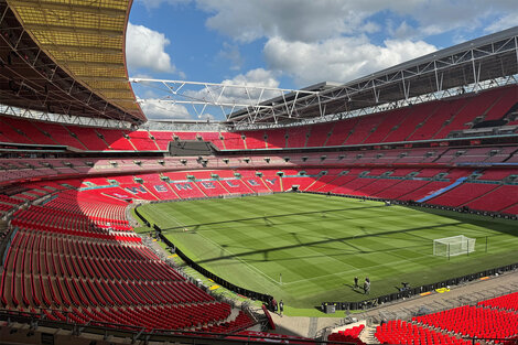 El estadio de Wembley, escenario de la final de la Champions League.