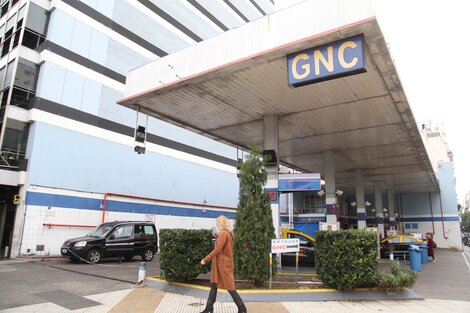 La estaciones de GNC tuvieron que cerrar el miércoles.