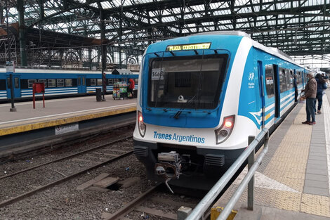 Los trenes del AMBA circularon a 30 Km/h.