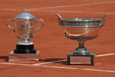 Trofeos de Roland Garros.