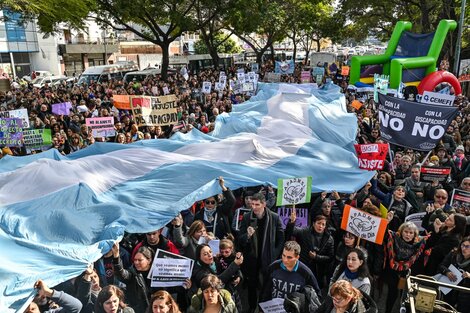 La movilización del miércoles a Olivos fue multitudinaria. 