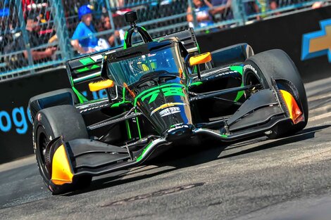 Indycar: Canapino hizo una buena carrera en Detroit