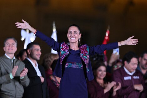 Claudia Sheinbaum será la primera presidenta de México y la más votada en décadas (Fuente: AFP)