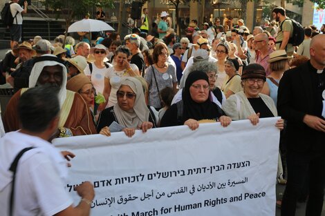 En Jerusalén, un rezo por la paz que dice “basta”