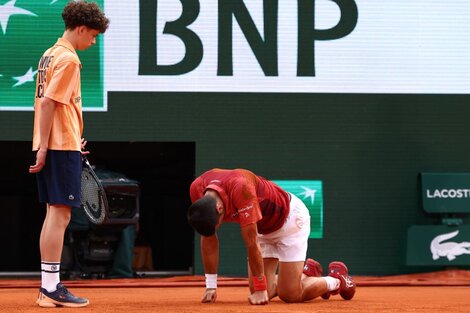 Novak Djokovic se bajó de Roland Garros por lesión