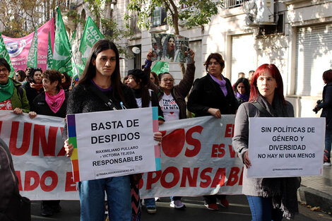 Señalan que los despidos son una decisión política del gobierno provincial.  (Fuente: ATE Rosario)