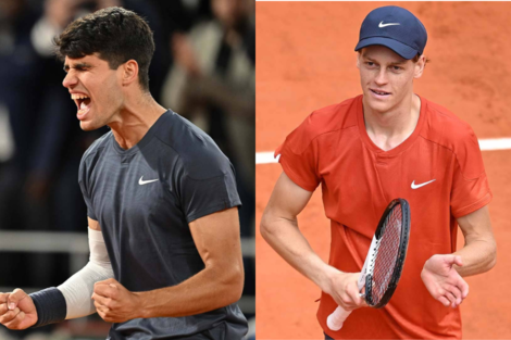 Alcaraz y Sinner en Roland Garros: cuándo juegan y dónde verlo