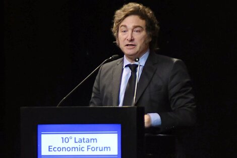 El presidente Javier Milei participó del 10° Latam Economic Forum que se desarrolló en Parque Norte.