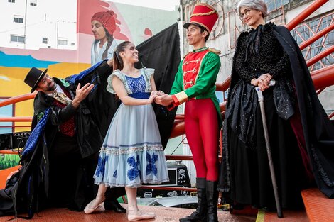 "El Cascanueces", chicos fascinados por el ballet 