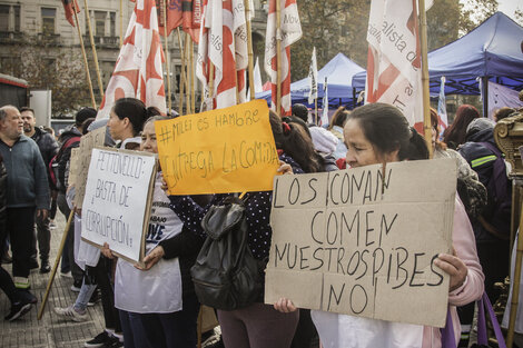 La Carpa contra el Hambre ya está frente al Congreso