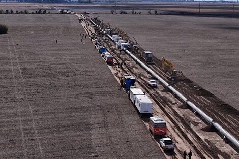 La UT Techint-SACDE finalizó los trabajos de soldadura en la reversión del Gasoducto Norte