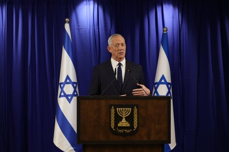 Benny Gantz renunció al gabinete de guerra formado por el gobierno israelí