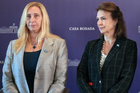 Karina Milei y Diana Mondino.