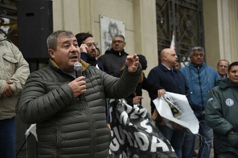 Marcelo Andrada, del Sindicato de Recolectores. (Fuente: Andres Macera)